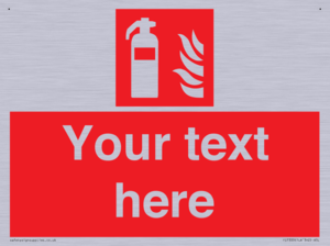 Custom Fire extinguisher Sign